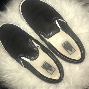 Black Slip-On Vans